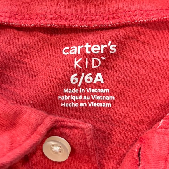 Carters Kids Collared tee - Picture 4 of 5